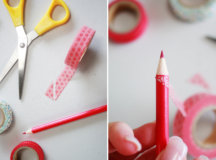 Washi Tape Pencila from www.fishfishme.eu.com