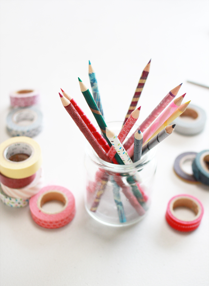 Washi Tape Pencila from www.fishfishme.eu.com