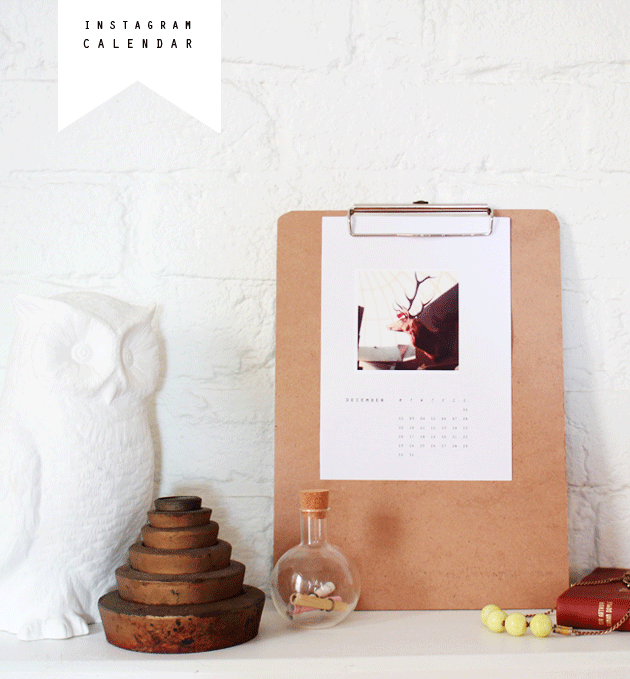 DIY Instagram Calendar from www.highwallsblog,com