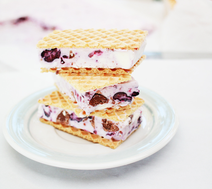 Berry & Chocolate Homemade Ice Cream Sandwiches from www.fishfishme.eu.com