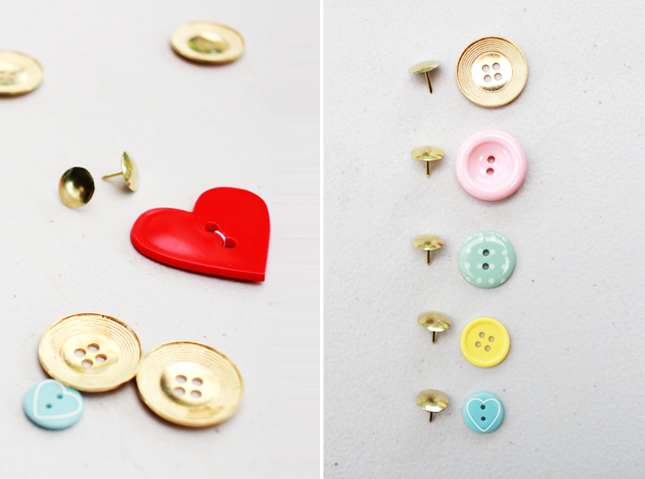Button Push Pin DIY from www.fishfishme.eu.com