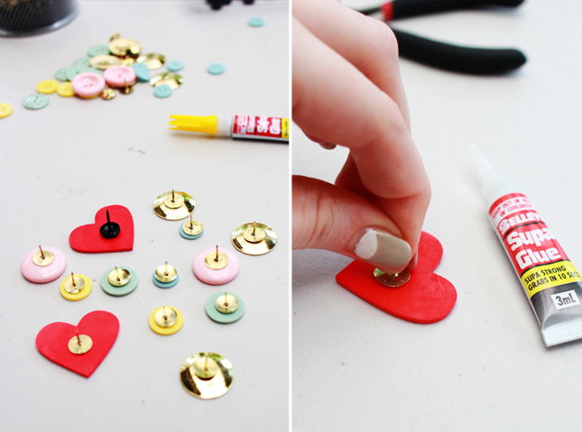 Button Push Pin DIY from www.fishfishme.eu.com