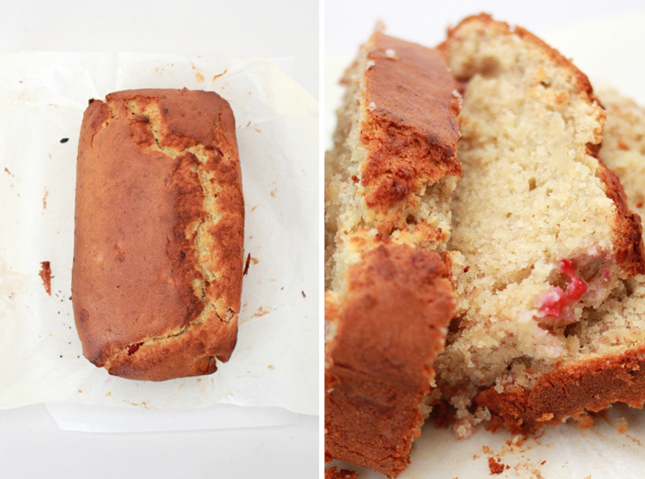 Homemade Banana & Raspberry Bread | www.fishfishme.eu.com