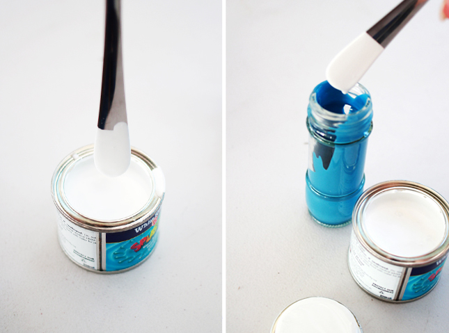 DIY Ombre Enamel Dipped Flatware | www.fishfishme.eu.com