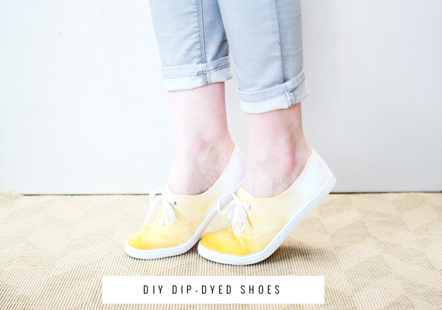 DIY Ombre Shoes for Frankie Magazine | www.fishfishme.eu.com
