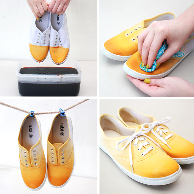 DIY Ombre Shoes for Frankie Magazine | www.fishfishme.eu.com