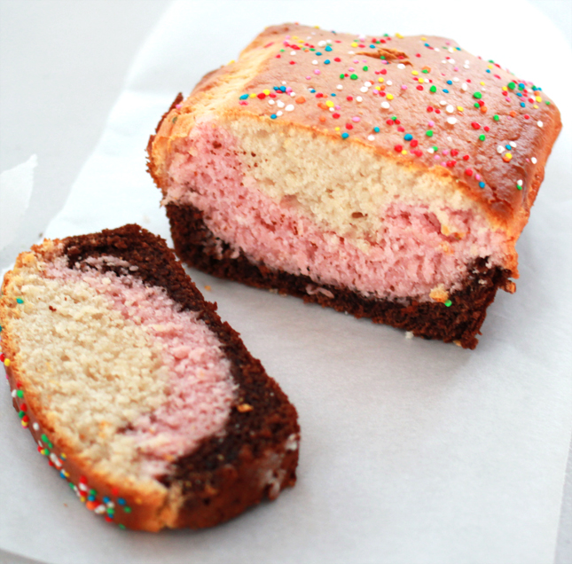 Neapolitan Icecream Bread | www.fishfishme.eu.com