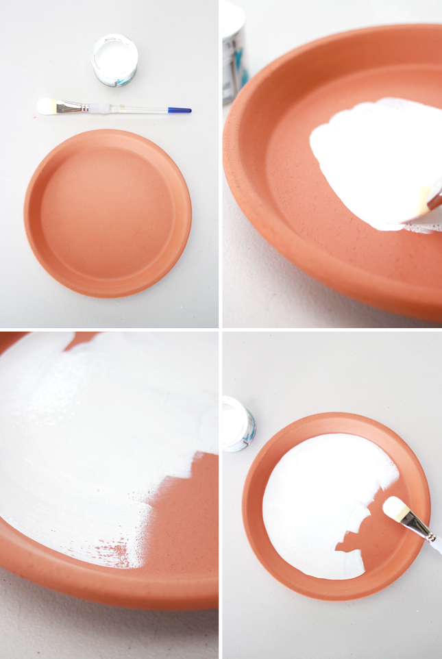 From the Garden to the Table: DIY Terracotta Dinnerware | www.fishfishme.eu.com