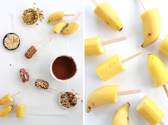 RECIPE | Frozen Chocolate Dipped Bananas | www.fishfishme.eu.com