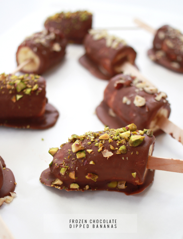 RECIPE | Frozen Chocolate Dipped Bananas | www.fishfishme.eu.com