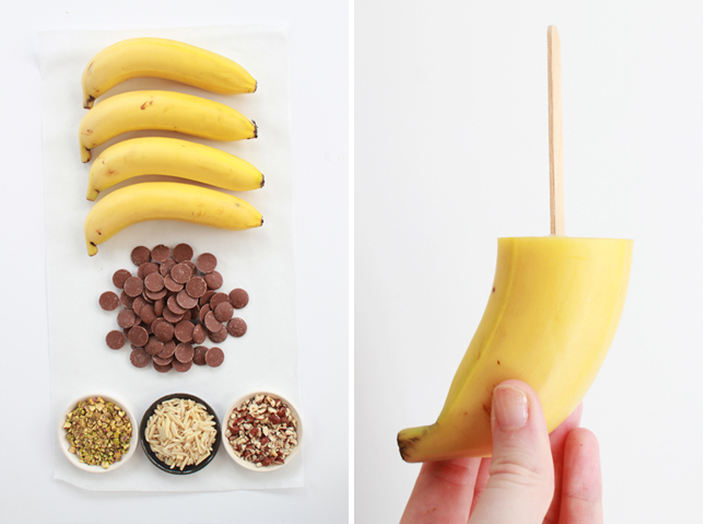 RECIPE | Frozen Chocolate Dipped Bananas | www.fishfishme.eu.com