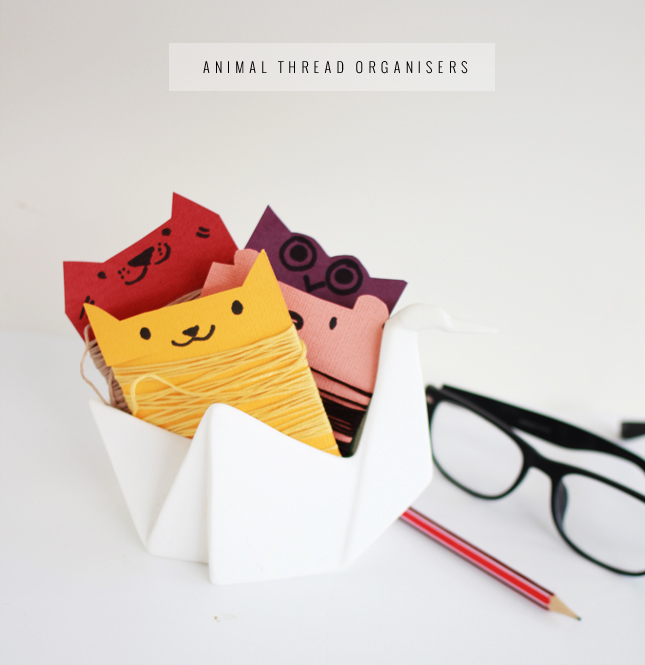 DIY | Animal Thread Organizers | www.fishfishme.eu.com