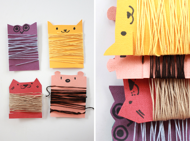 DIY | Animal Thread Organizers | www.fishfishme.eu.com