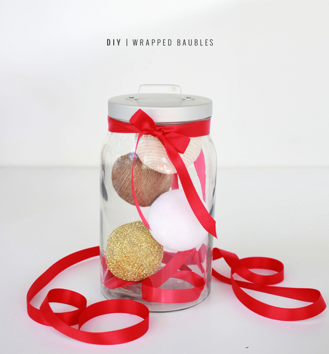 DIY | Wrapped Baubles by www.fishfishme.eu.com