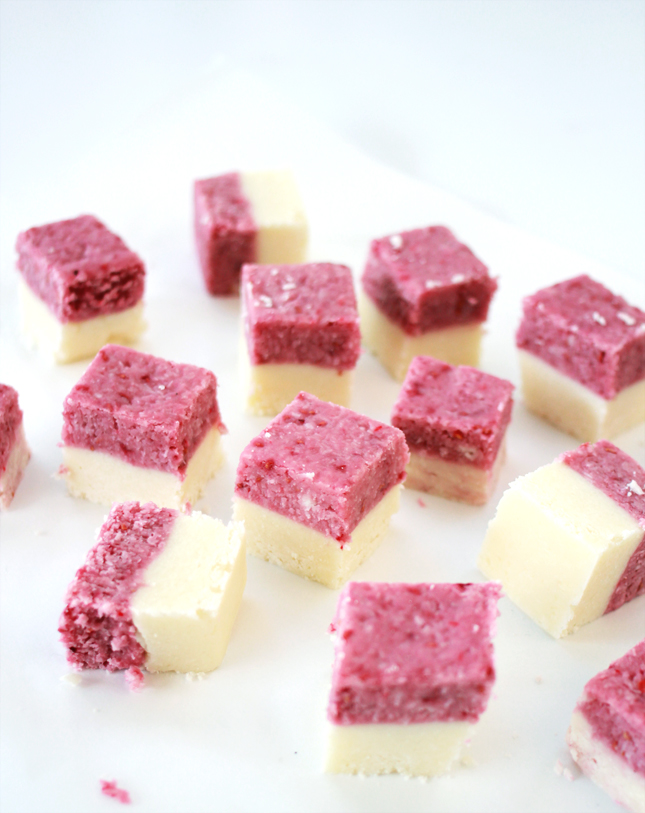 RECIPE |  Vanilla & Raspberry Coconut Ice | www.fishfishme.eu.com