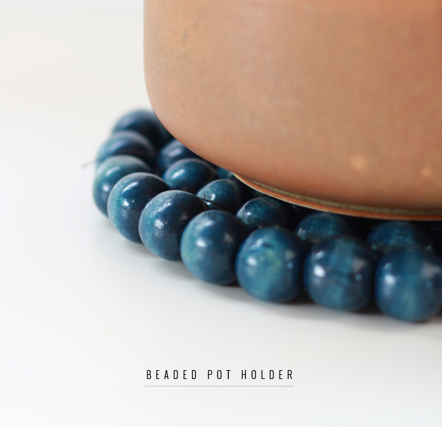 DIY | Beaded Pot Holder for Drifter & the Gypsy (by www.fishfishme.eu.com)