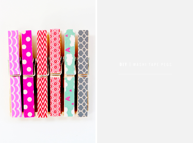 DIY |  Washi Tape Pegs by www.fishfishme.eu.com