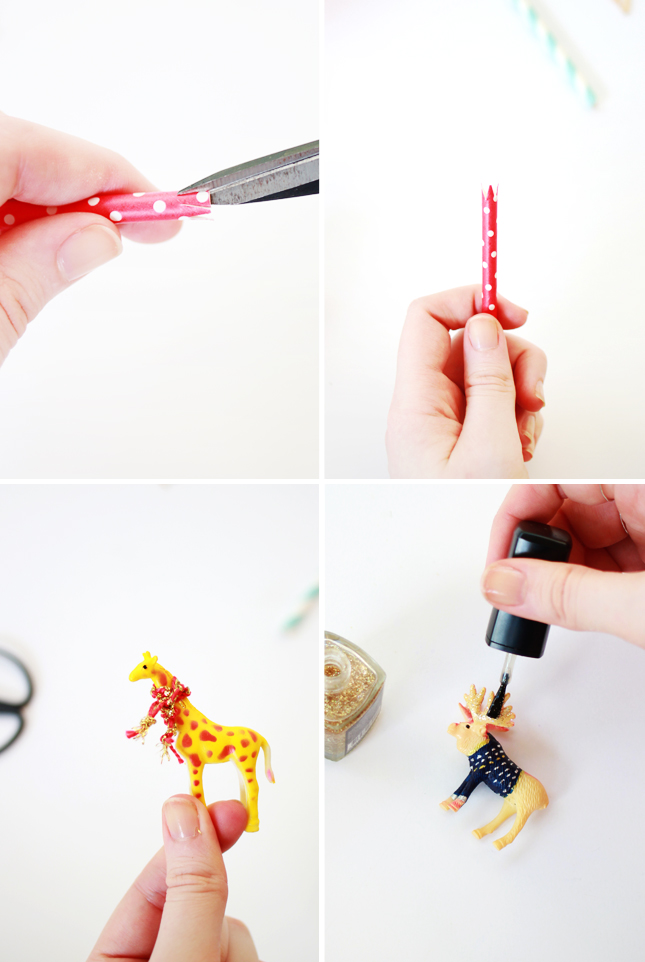 DIY | Wintery Animal Cupcake Toppers from www.fishfishme.eu.com