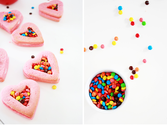 Recipe |Heart Shaped Pinata Surprise Cookies | www.fishfishme.eu.com