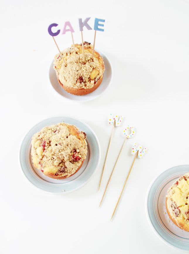 Make your own Candy Coloured Letter Cake Toppers | www.fishfishme.eu.com