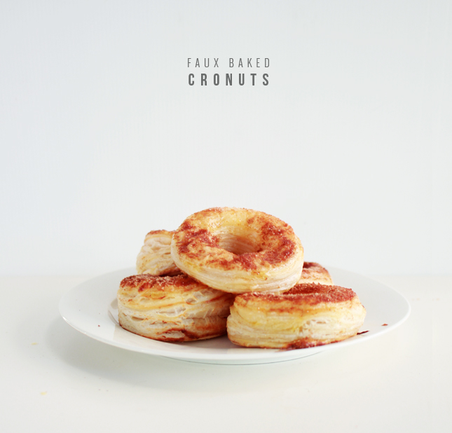 Faux Baked "Cronuts" (not actually cronuts!) | www.fishfishme.eu.com