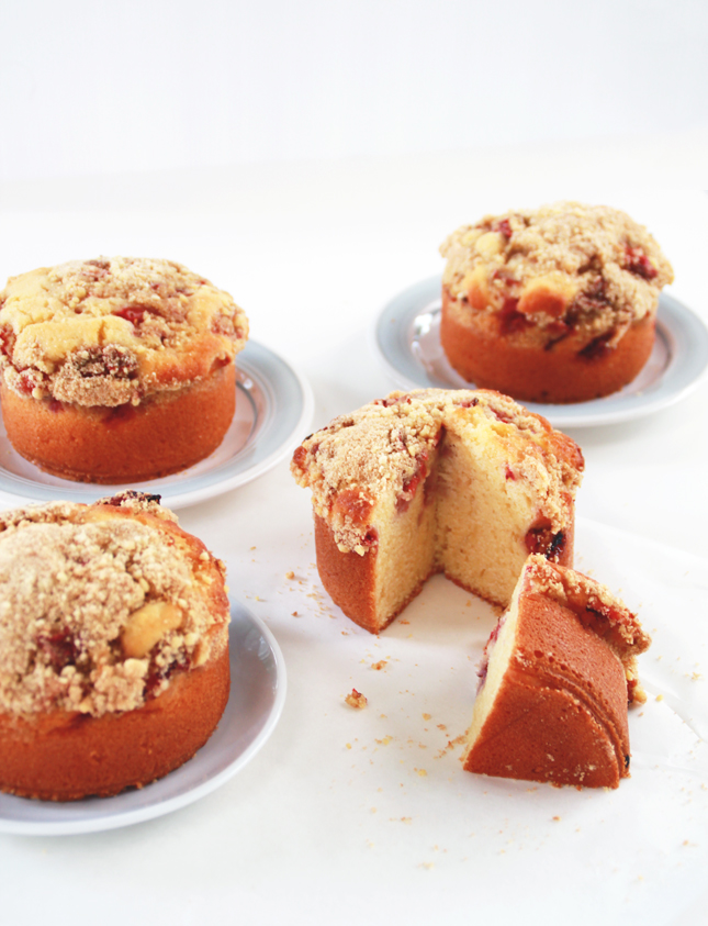 Mini Strawberry Crumb Cake | www.fishfishme.eu.com
