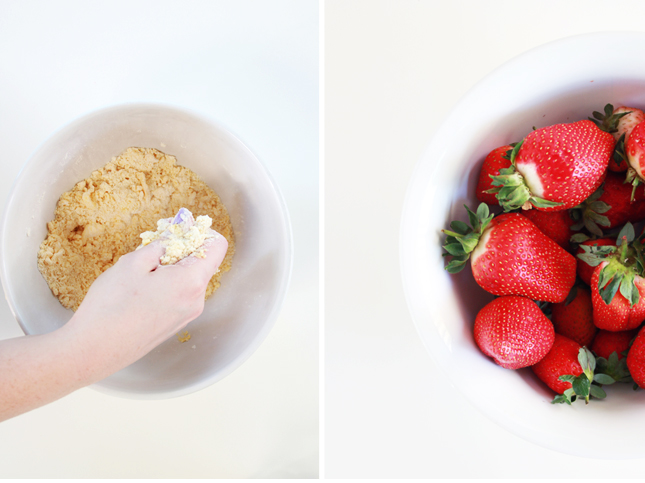 Mini Strawberry Crumb Cake | www.fishfishme.eu.com