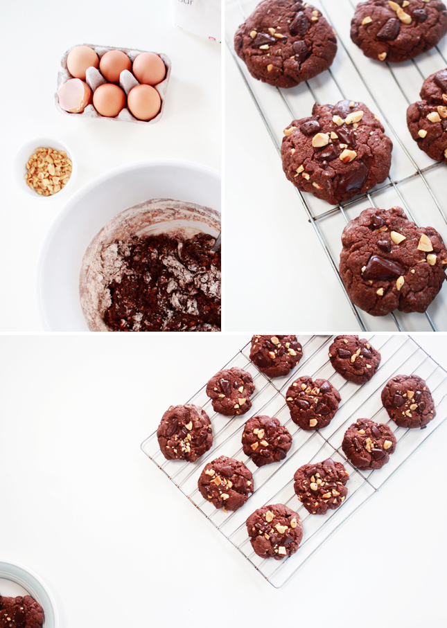 RECIPE | Dark Chocolate & Peanut Butter Cookies | www.fishfishme.eu.com