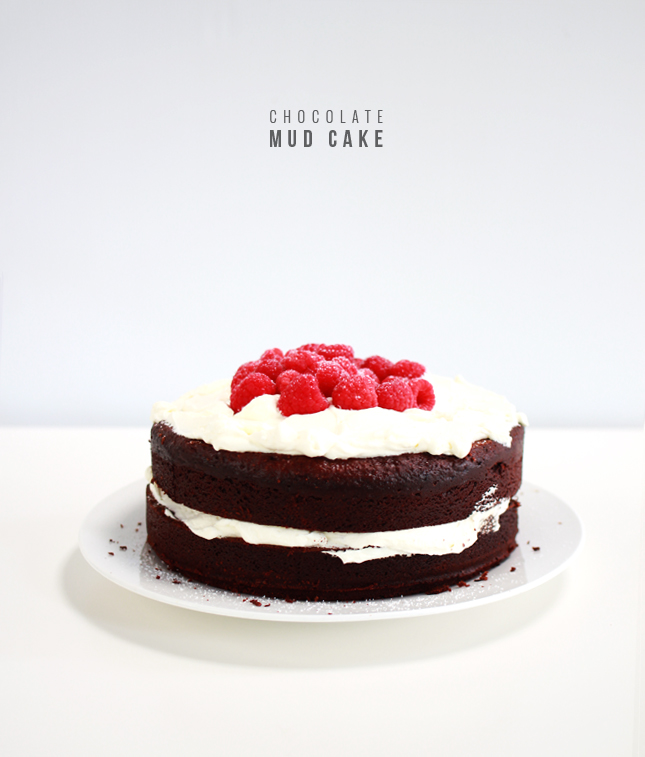 Eats | Chocolate Mud cake w/ berries and cream | www.fishfishme.eu.com