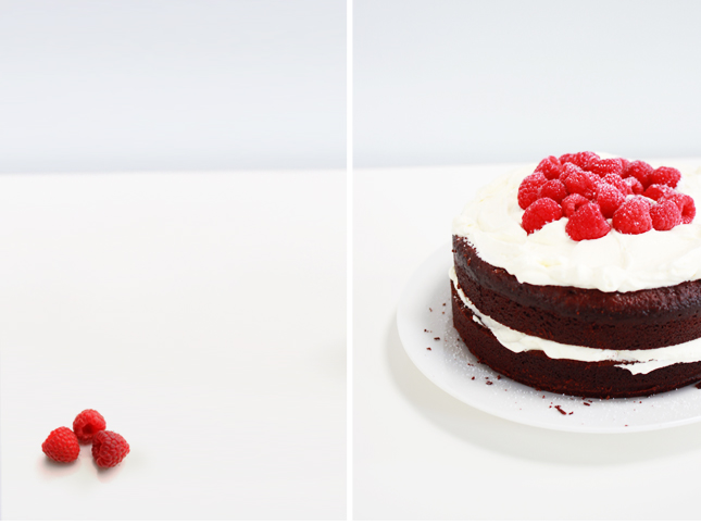 Eats | Chocolate Mud cake w/ berries and cream | www.fishfishme.eu.com