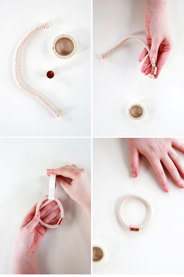DIY Rope & Copper Bracelet | www.fishfishme.eu.com
