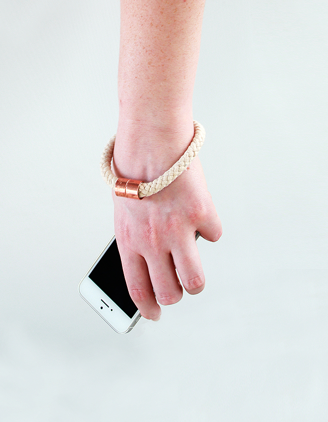DIY Rope & Copper Bracelet | www.fishfishme.eu.com