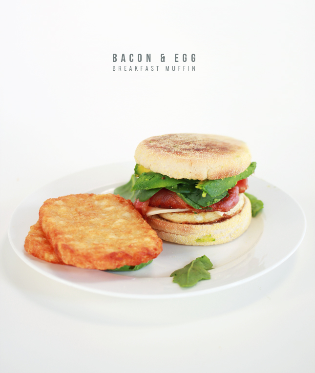 Bacon & Egg Breakfast Muffin | www.fishfishme.eu.com