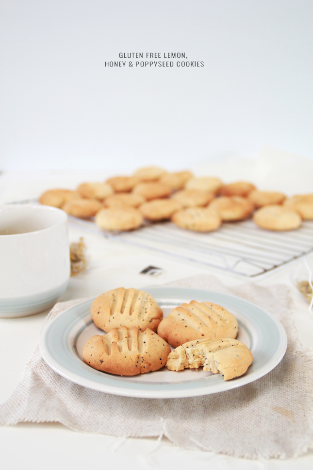 GLUTEN FREE Lemon, Honey & Poppy Seed Cookies | Recipe from www.fishfishme.eu.com