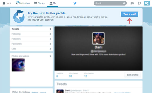 Step by Step guide to the new Twitter Profiles | www.fishfishme.eu.com