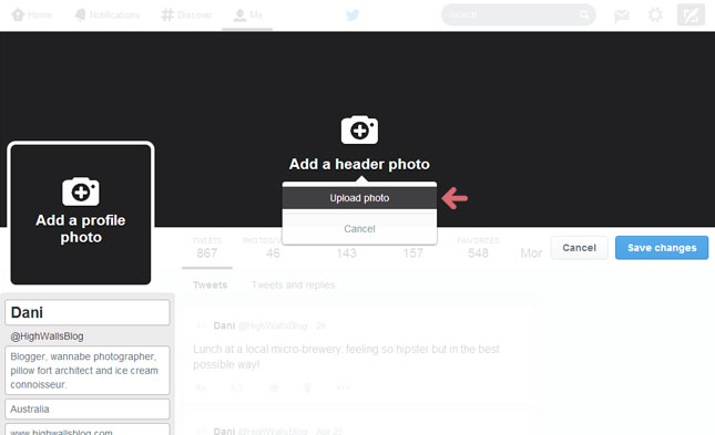Step by Step guide to the new Twitter Profiles | www.fishfishme.eu.com