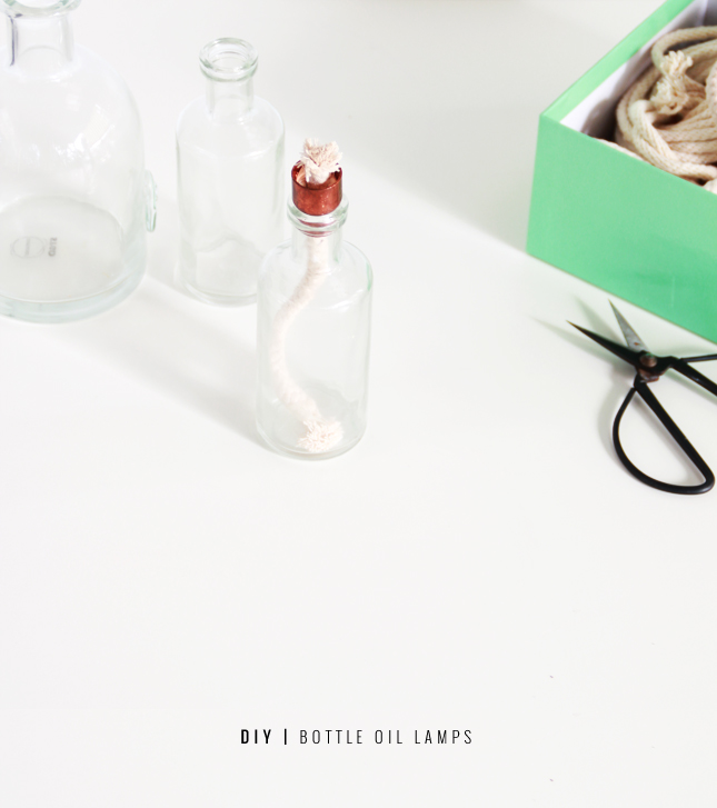 Make your own oil lantern from any glass bottle | Full steps at www.fishfishme.eu.com