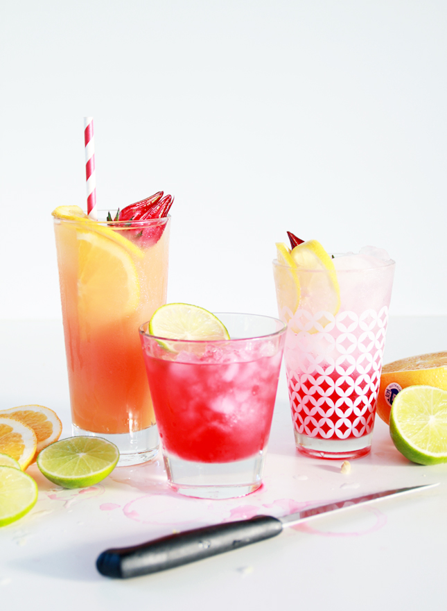 3 Rosella & Vodka Cocktails -  See the full recipes at www.fishfishme.eu.com