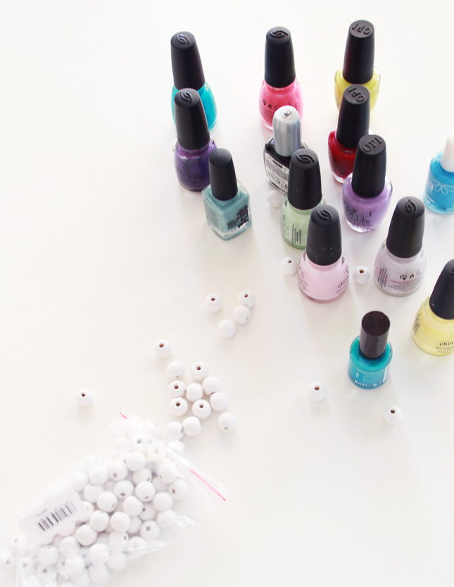 Paint your own Decorative Bead Drink Stirrers | www.fishfishme.eu.com