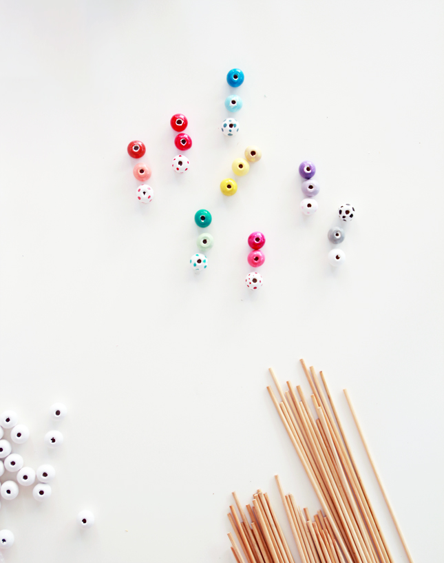 Paint your own Decorative Bead Drink Stirrers | www.fishfishme.eu.com