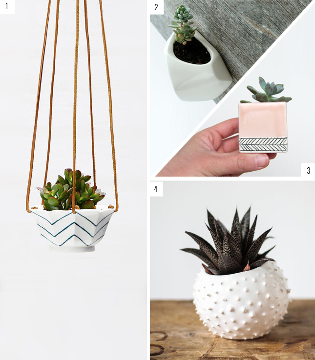 Pretty Planters from around Etsy - curated by www.fishfishme.eu.com
