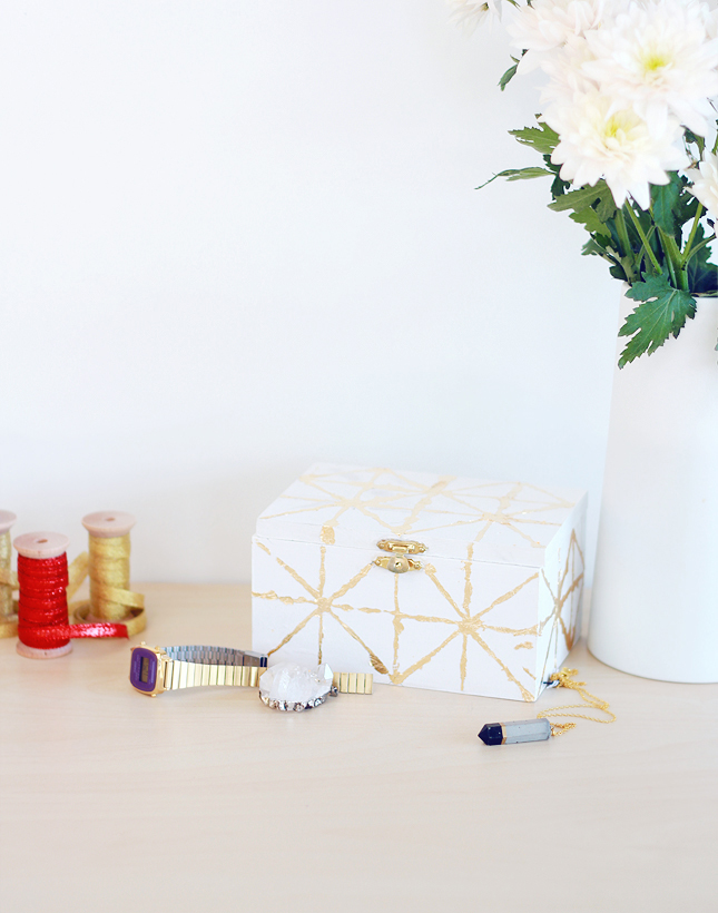 DIY Gilded Jewellery Box by High Walls (for CoCorrina) | www.fishfishme.eu.com