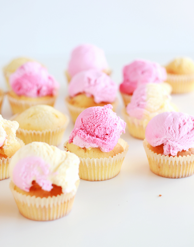 Cupcakes iced with ICE CREAM  - Brilliant! | www.fishfishme.eu.com