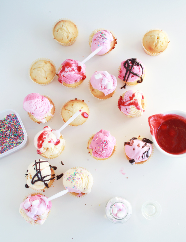 Cupcakes iced with ICE CREAM  - Brilliant! | www.fishfishme.eu.com