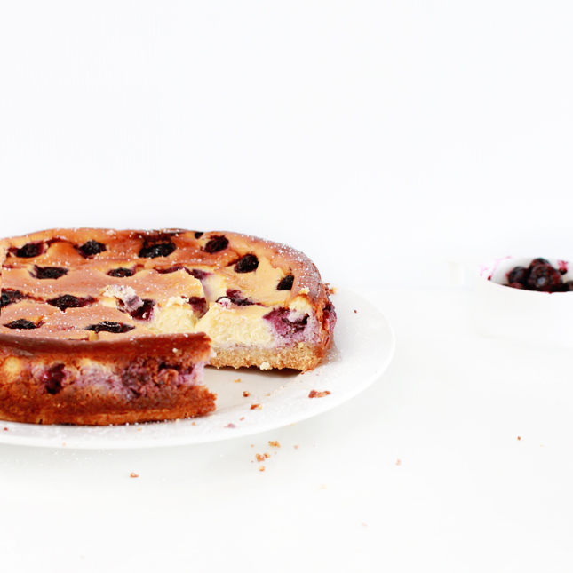 Blueberry & Lemon Baked Cheesecake | www.fishfishme.eu.com