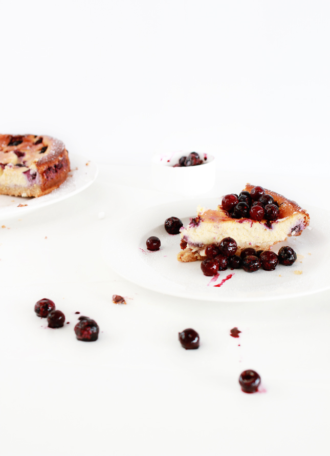 Blueberry & Lemon Baked Cheesecake | www.fishfishme.eu.com