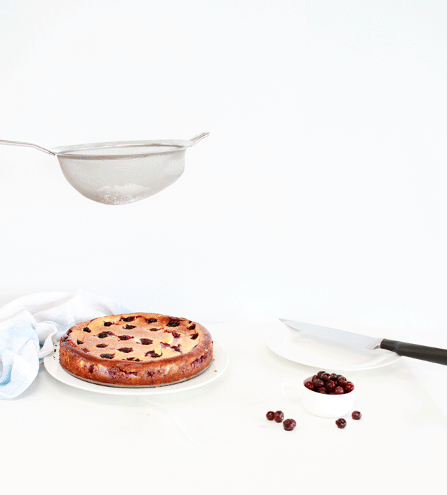 Blueberry & Lemon Baked Cheesecake | www.fishfishme.eu.com