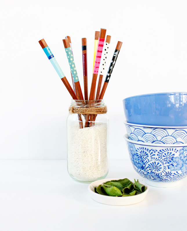 DIY Decorated Chopsticks | fishfishme.eu.com