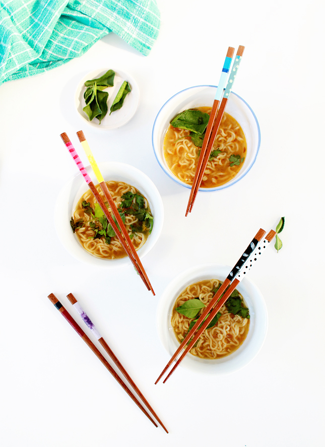DIY Decorated Chopsticks | fishfishme.eu.com