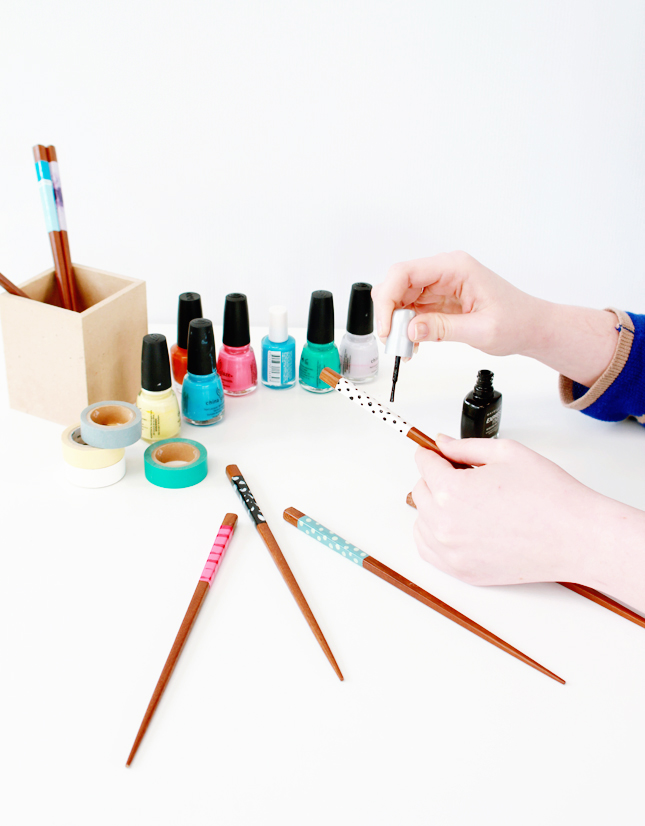DIY Decorated Chopsticks | fishfishme.eu.com